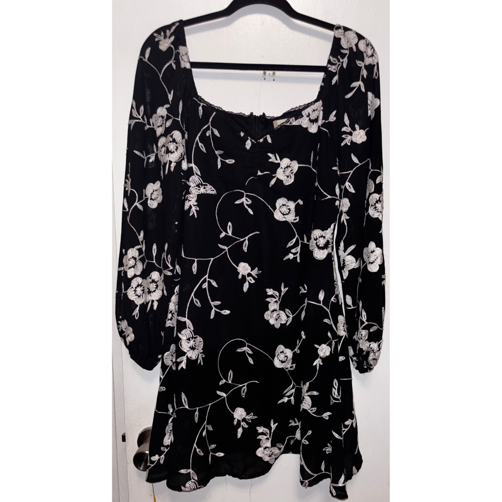 Black & White Floral Dress from Altar’d State